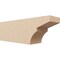 Ekena Millwork 6in. W x 8in. H x 24in. L Monterey Woodgrain TimberThane Rafter Tail, Primed Tan RFTUR06X08X24MONRCPR - alternate 1